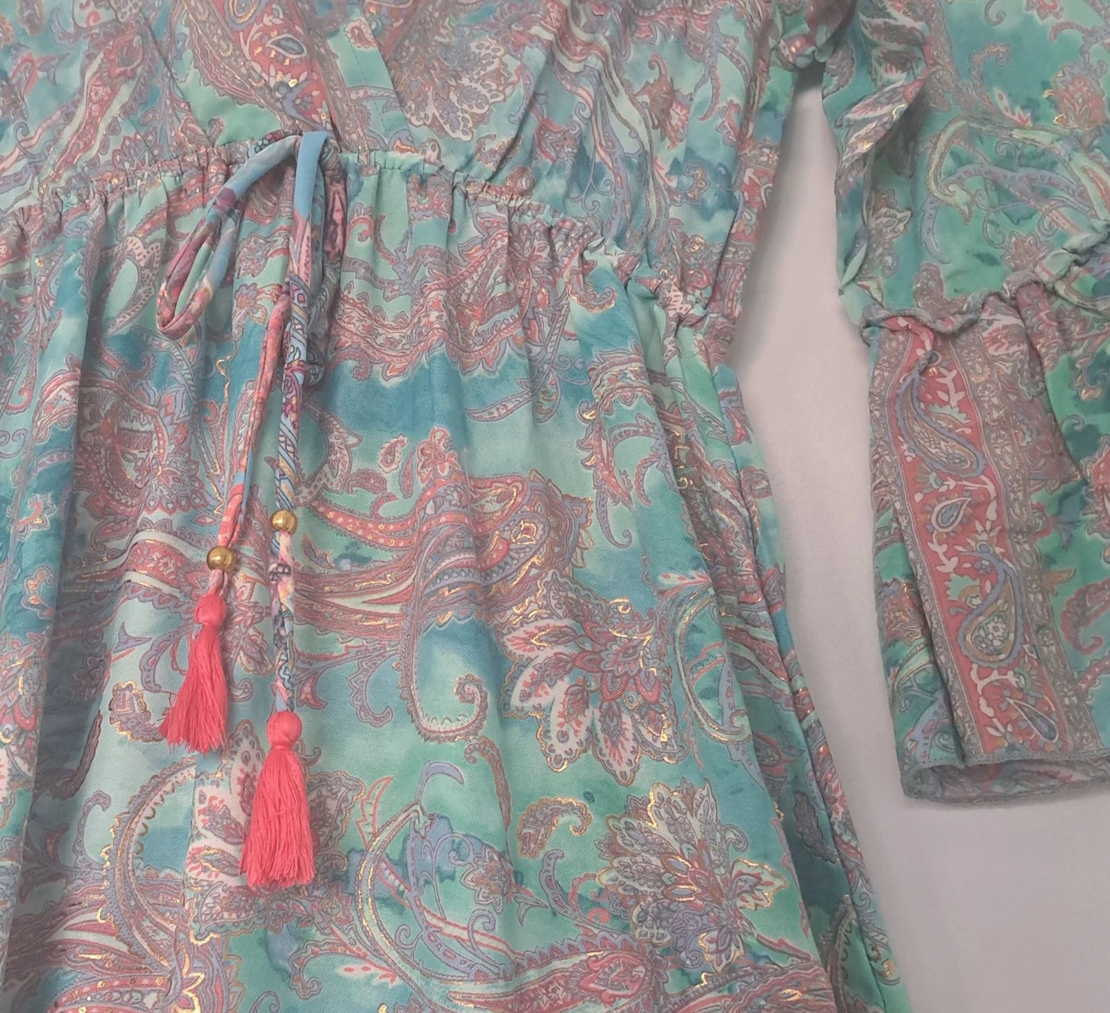 Bohemian Maxi Dress • Mint Green • TU • Flowy Fit – photo 4